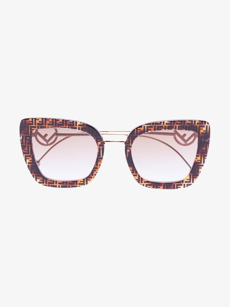 Brown Havana Ff Sunglasses