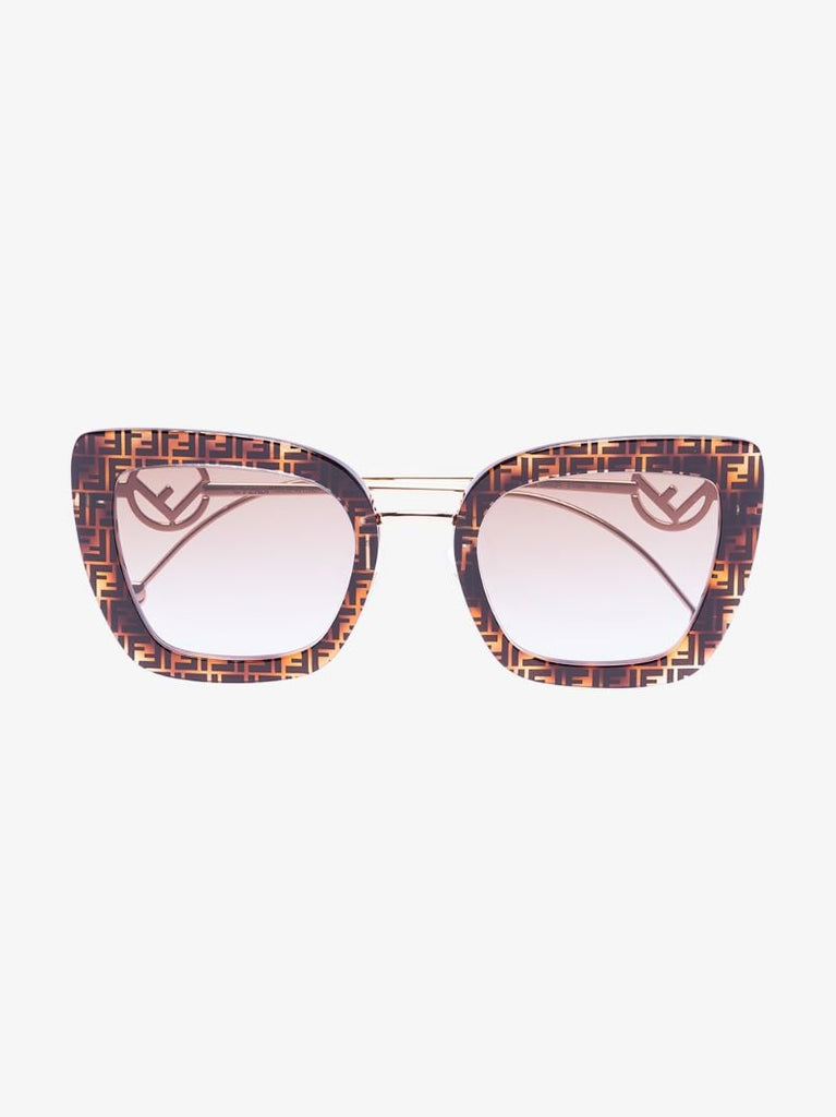 Brown Havana Ff Sunglasses
