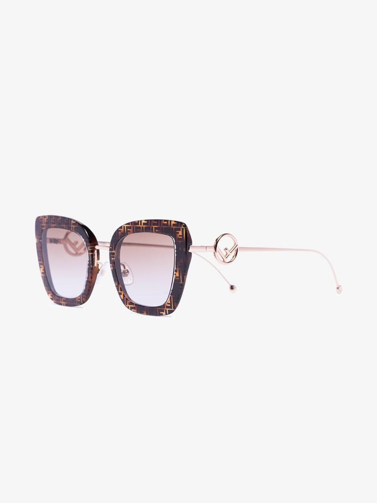 Brown Havana Ff Sunglasses