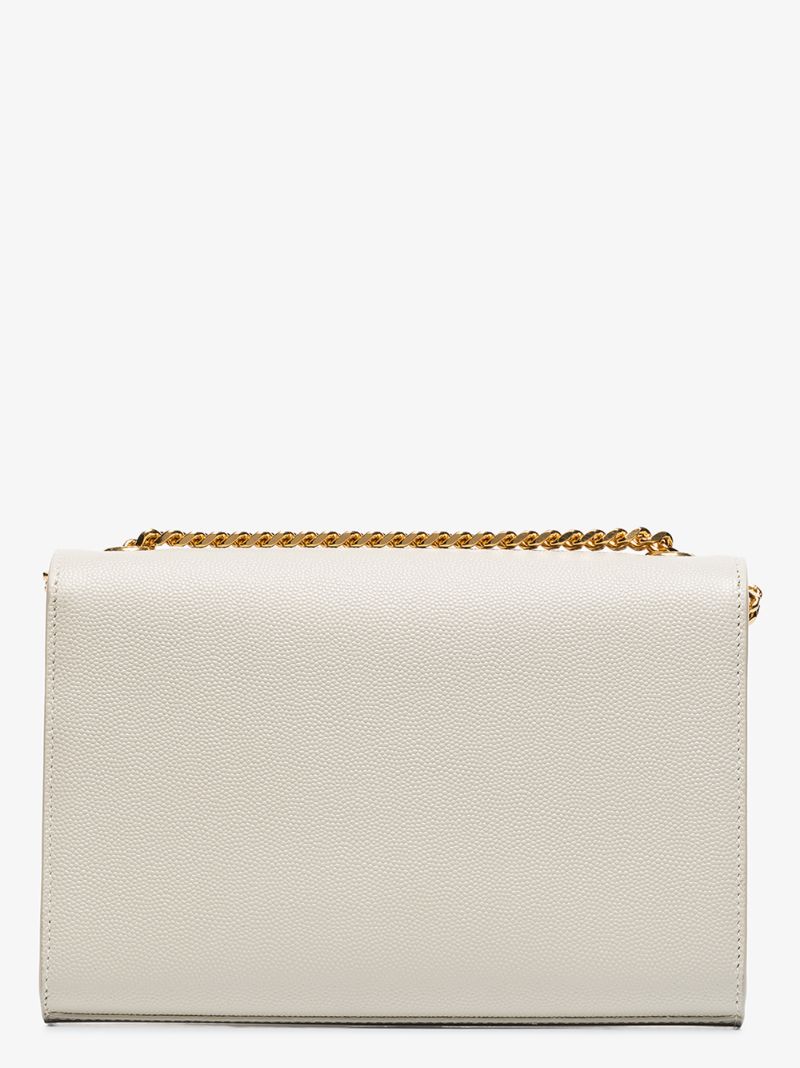 White Kate Small Leather Shoulder Bag