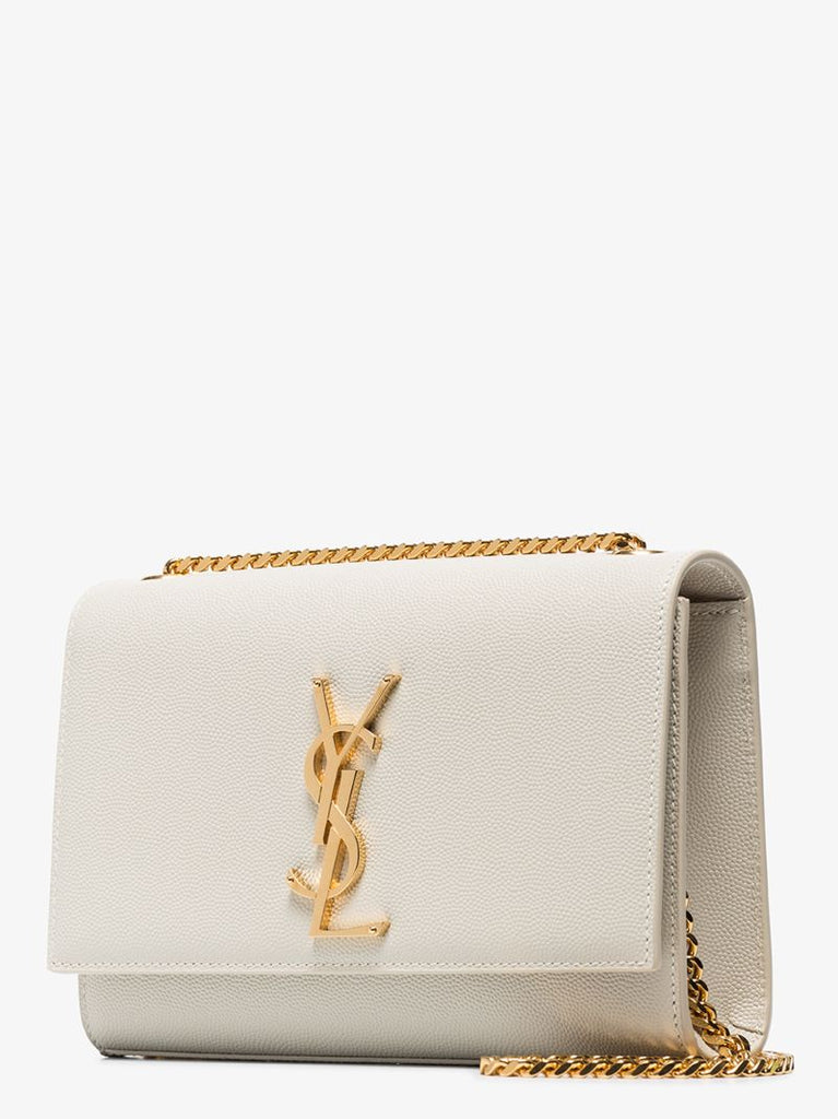 White Kate Small Leather Shoulder Bag