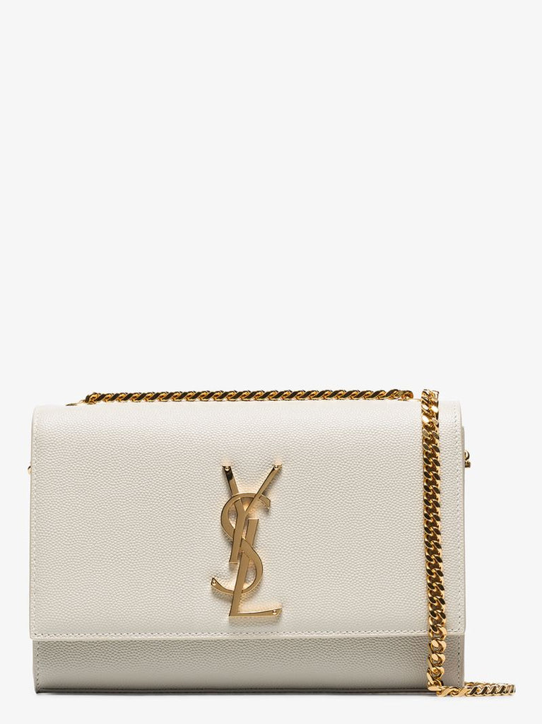 White Kate Small Leather Shoulder Bag