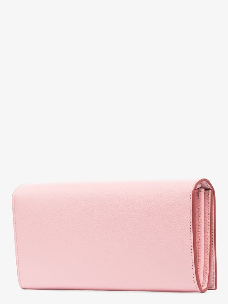 Pink Skull Stud Leather Mini Bag