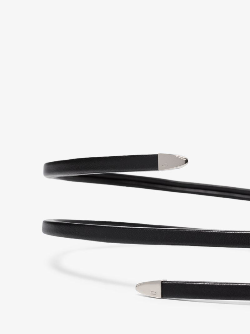Black Rigid Wrap Leather Belt