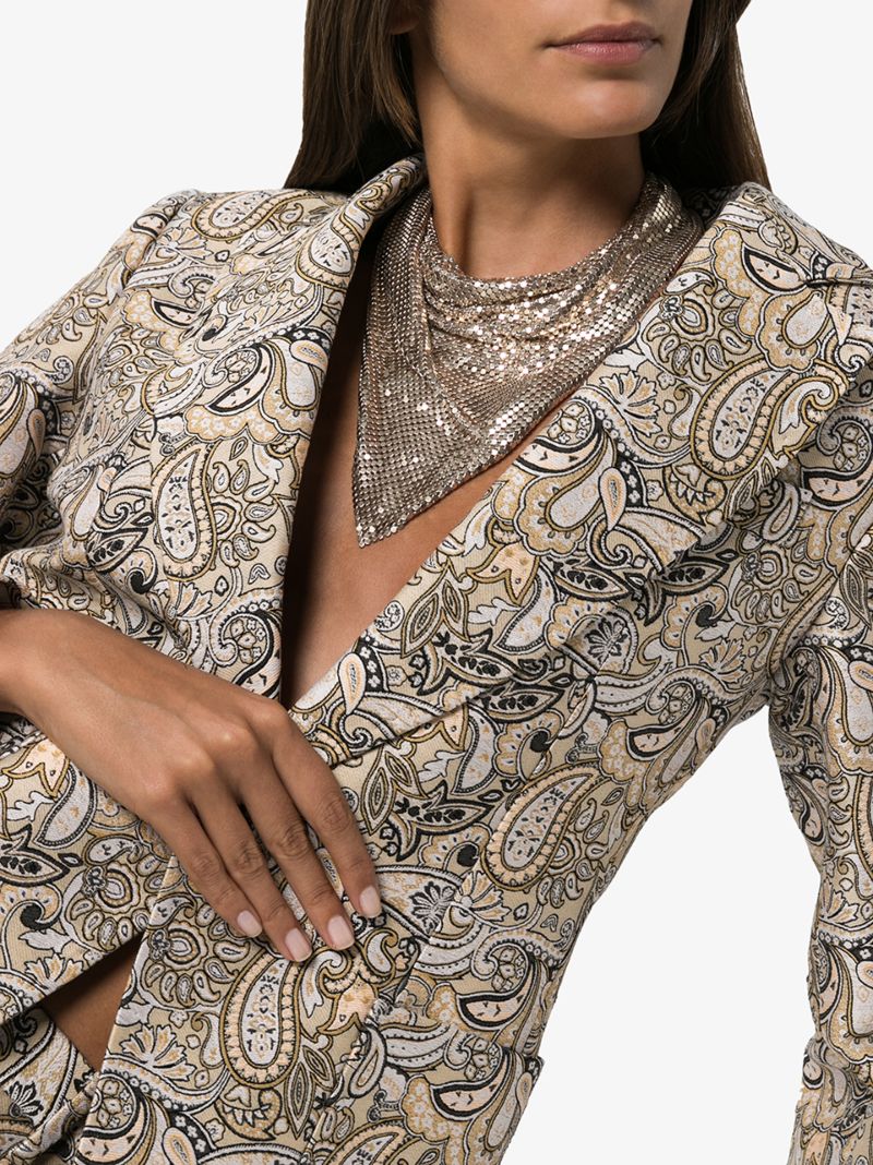 Gold Mesh Scarf