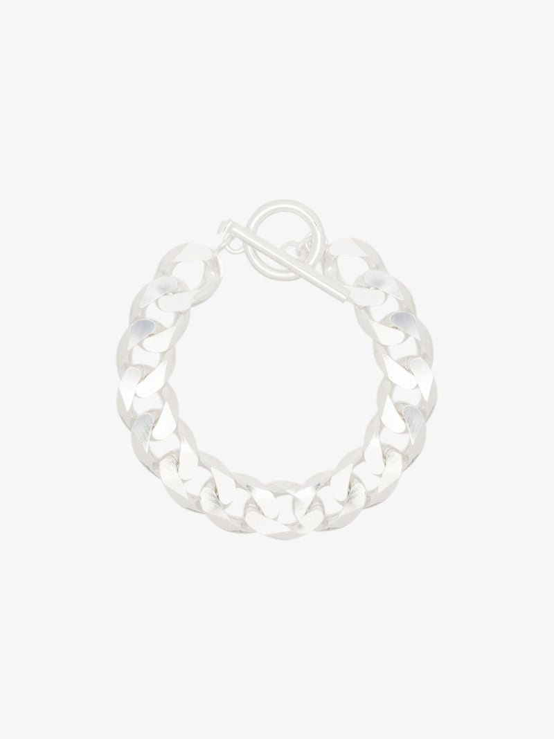 Sterling Silver Moto Chain Bracelet