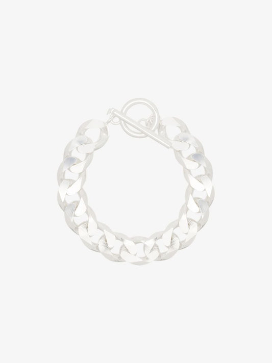 Sterling Silver Moto Chain Bracelet