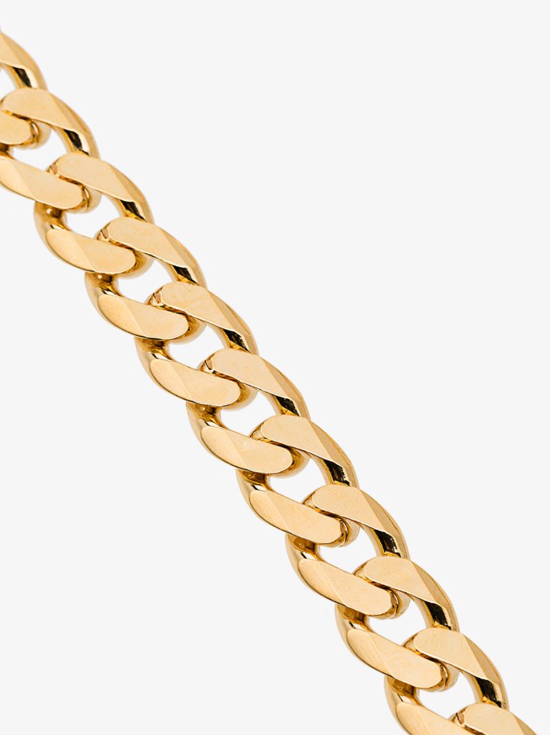 Gold Vermeil Moto Chain Link Necklace
