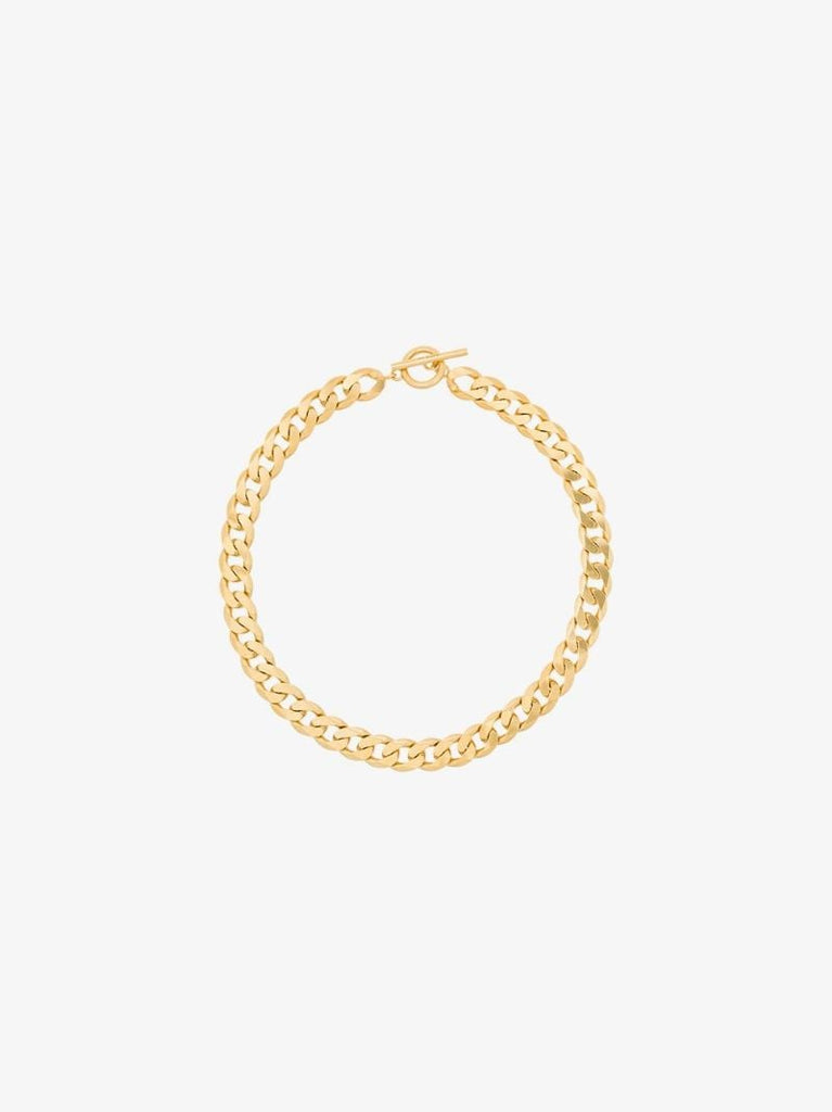 Gold Vermeil Moto Chain Link Necklace