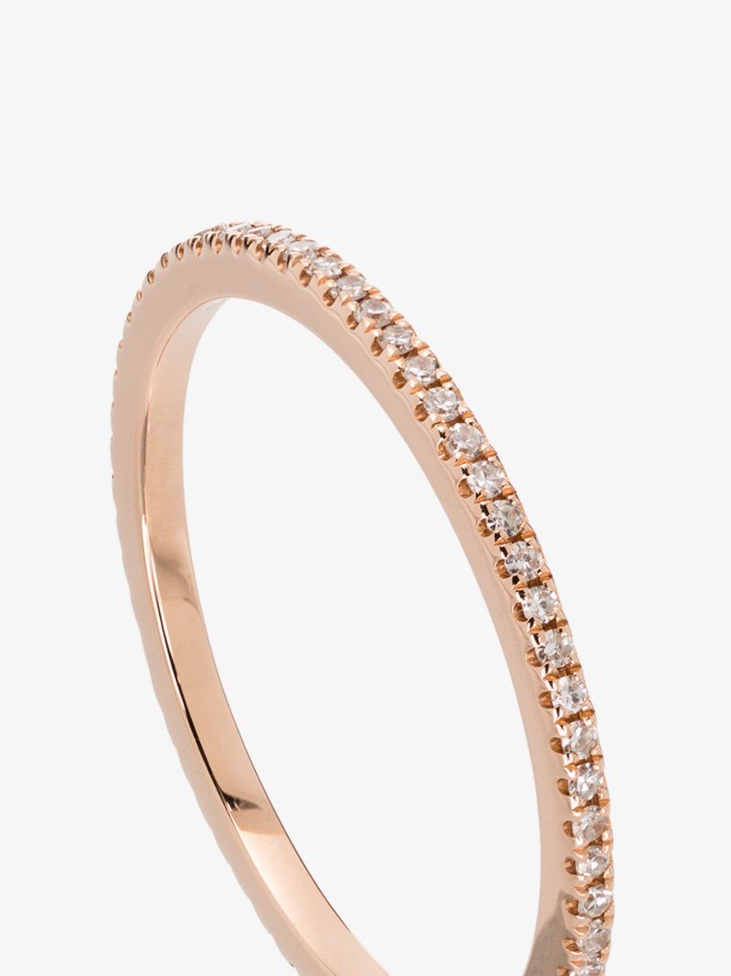 18k Yellow Gold Diamond Stacking Ring