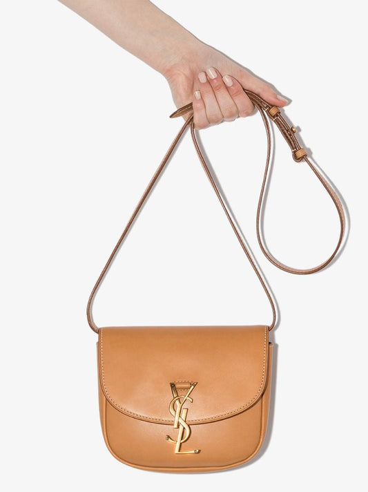 Brown Kaia Leather Shoulder Bag