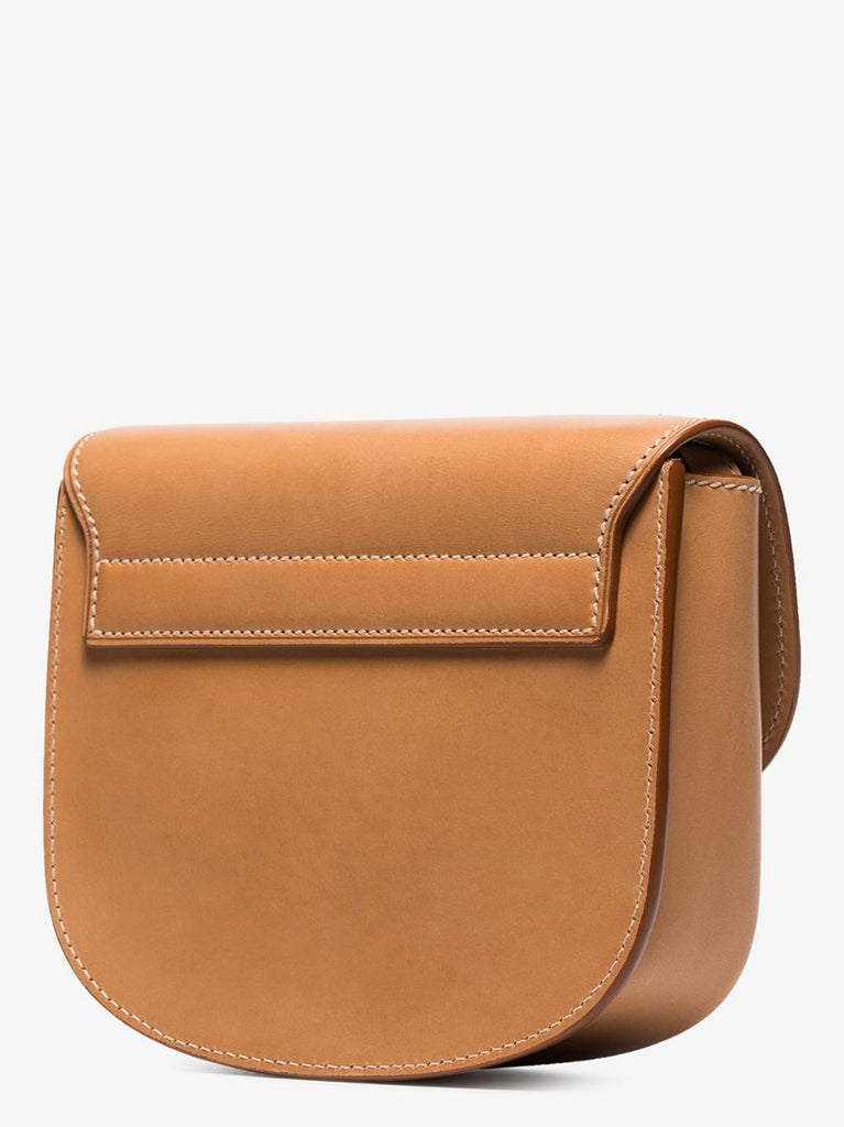 Brown Kaia Leather Shoulder Bag