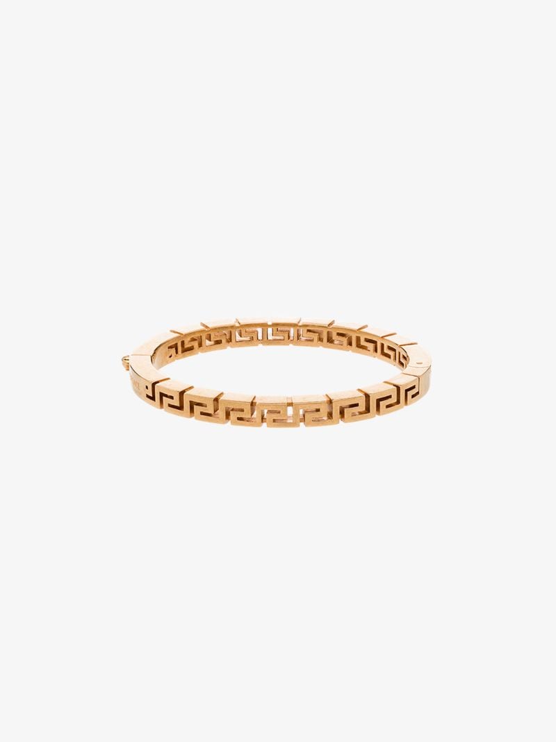 Gold Tone Greca Bracelet