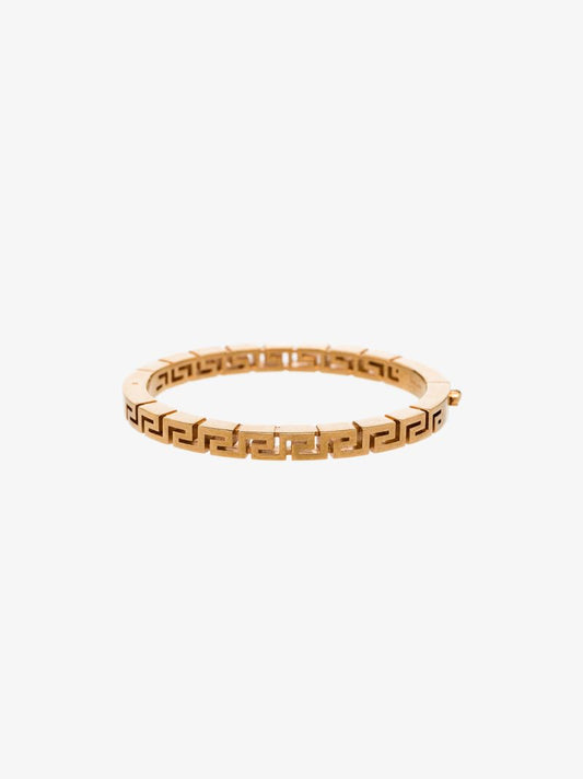 Gold Tone Greca Bracelet