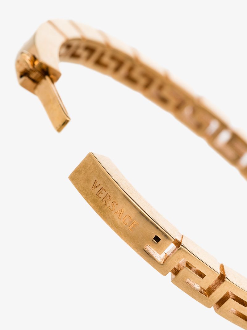 Gold Tone Greca Bracelet