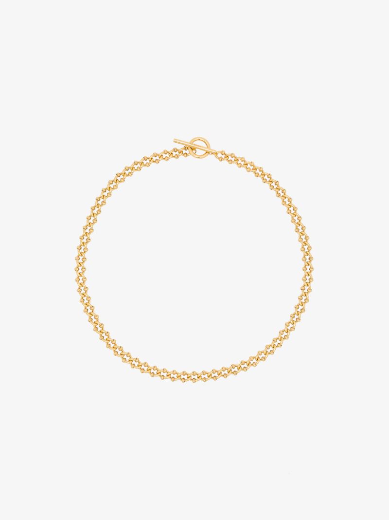 Gold Vermeil Dna Chain Necklace