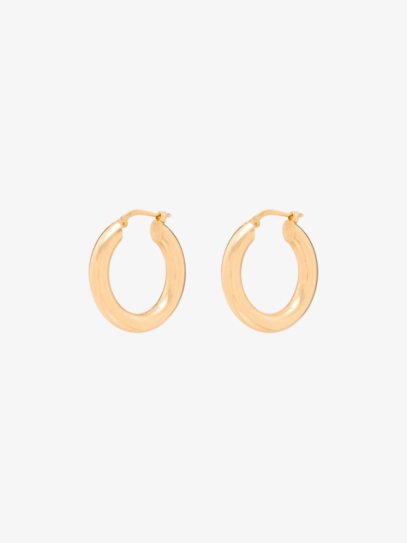 Gold-plated Hoop Earrings