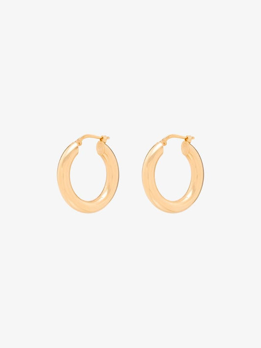 Gold-plated Hoop Earrings