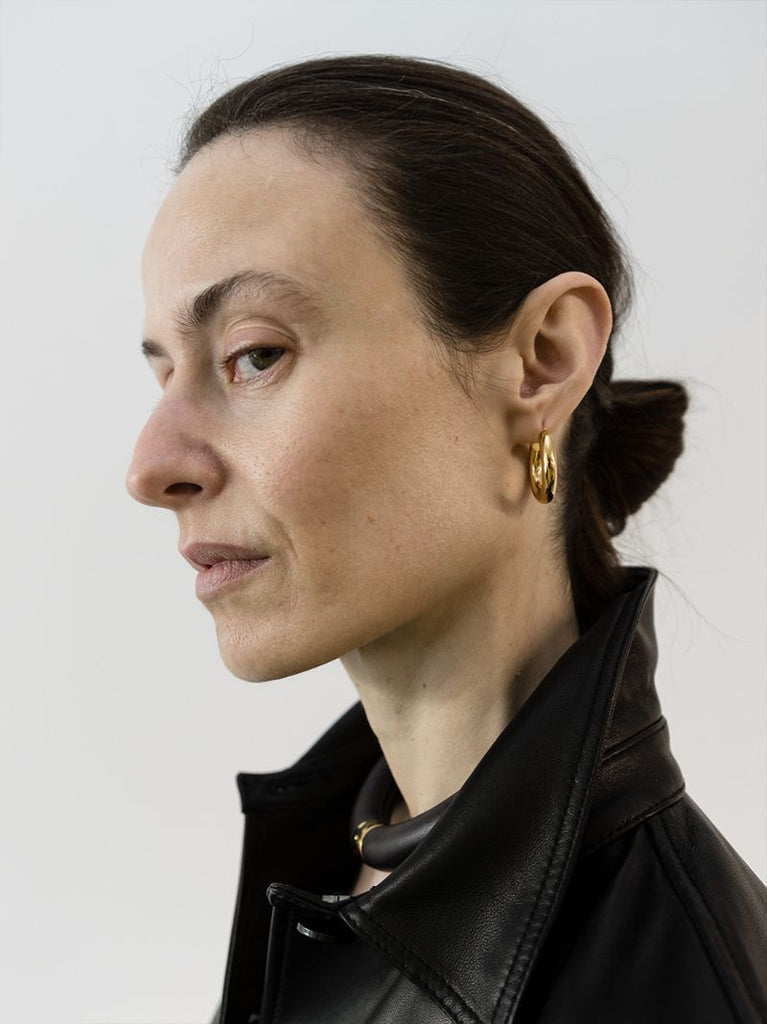 Gold-plated Hoop Earrings