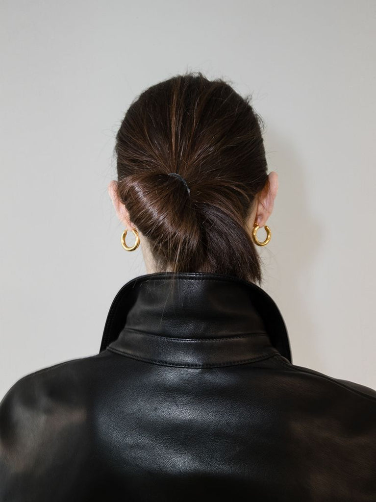 Gold-plated Hoop Earrings
