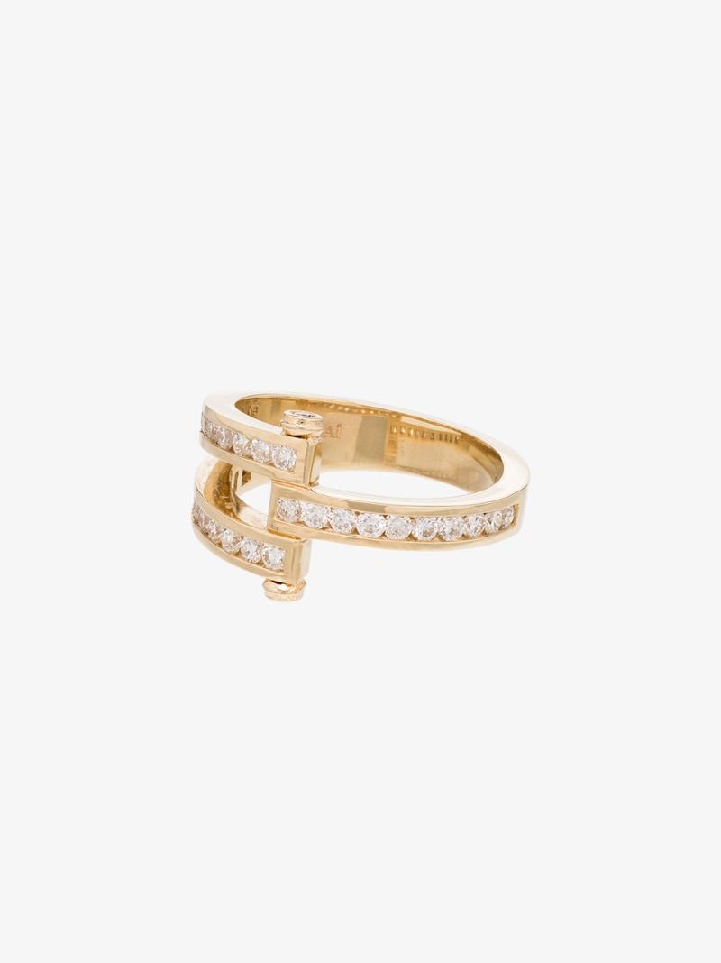 14k Yellow Gold Magna PavÃ_x0083_Â© Diamond Ring