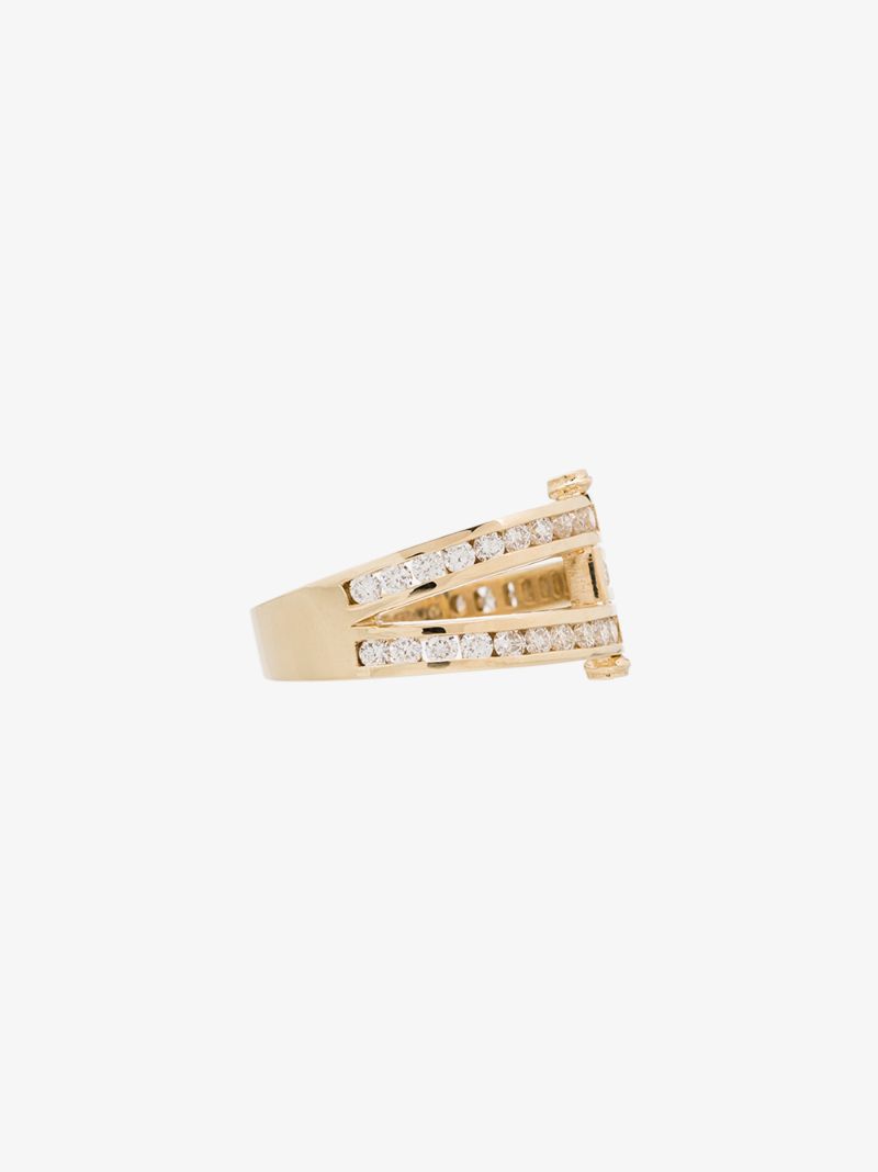 14k Yellow Gold Magna PavÃ_x0083_Â© Diamond Ring