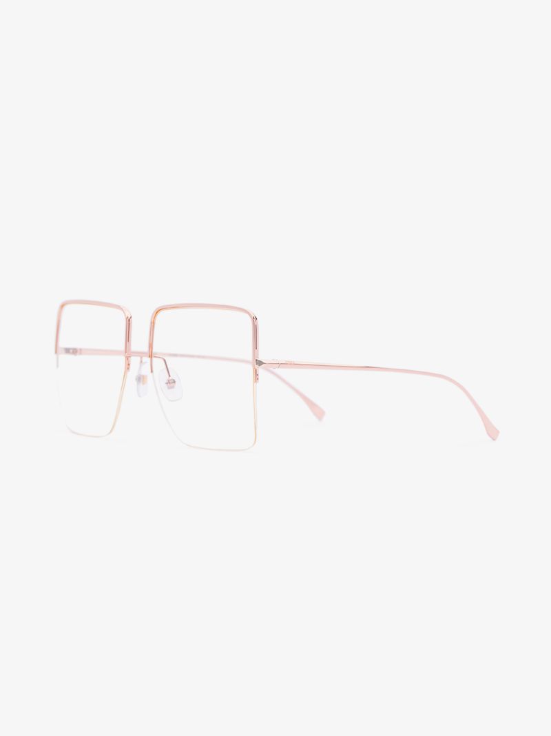 Metallic Square Optical Glasses