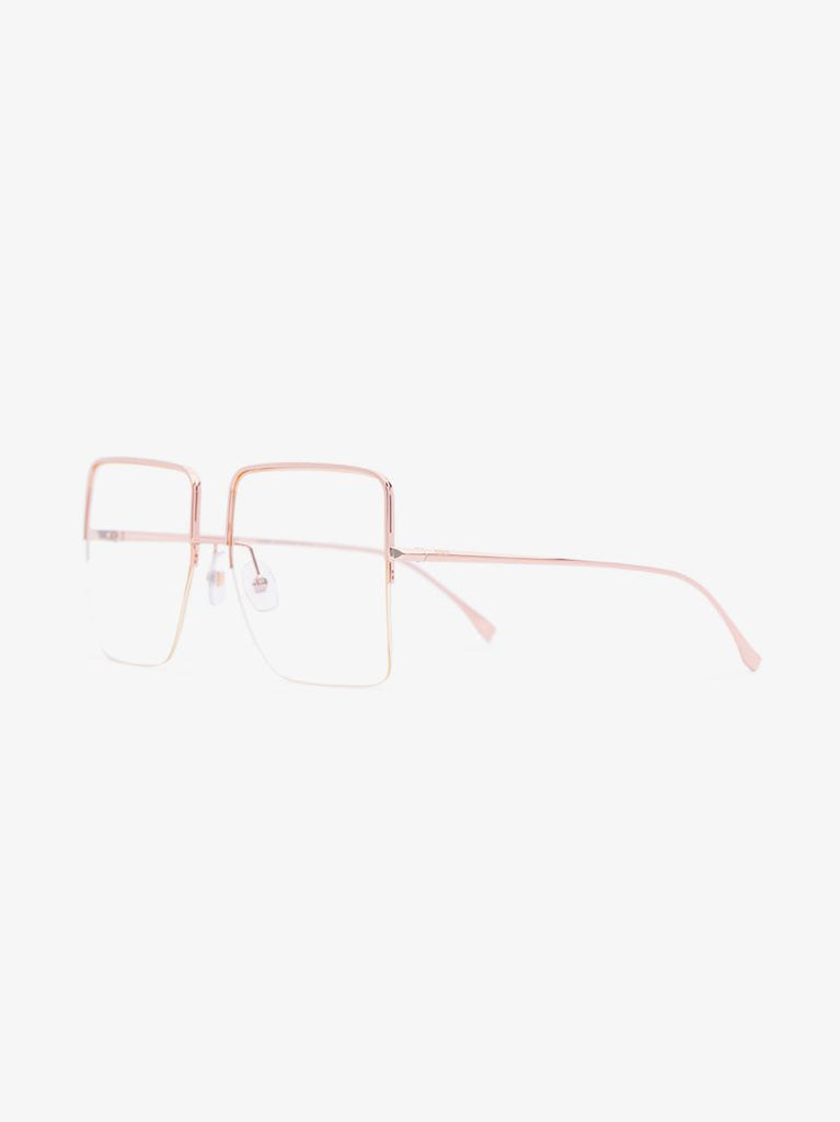 Metallic Square Optical Glasses
