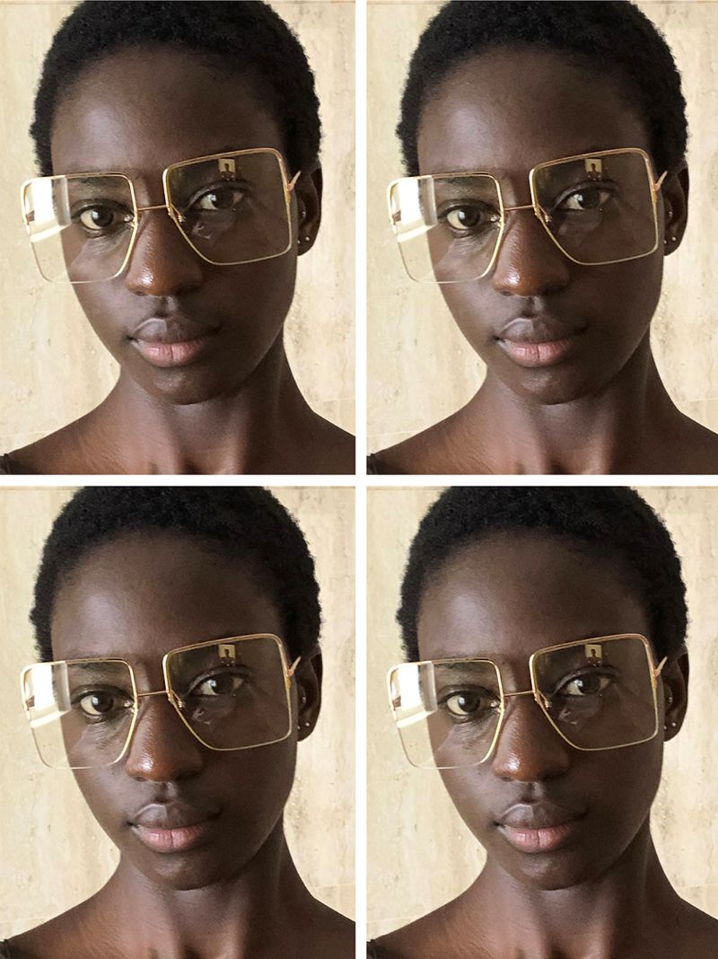 Metallic Square Optical Glasses