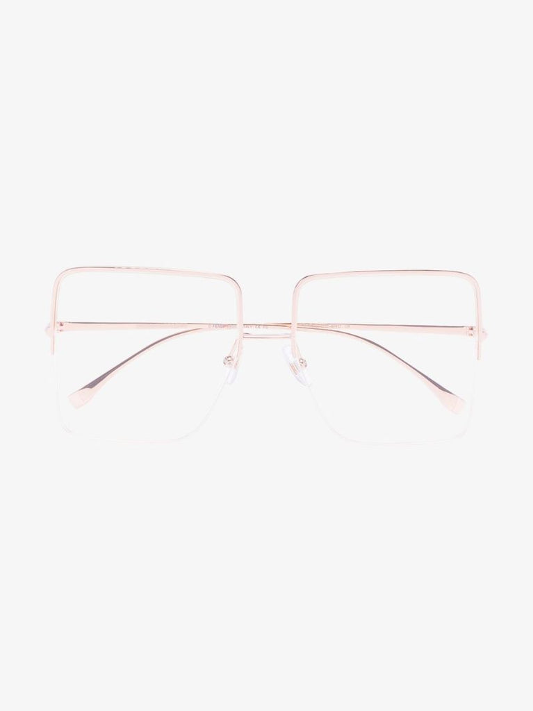 Metallic Square Optical Glasses