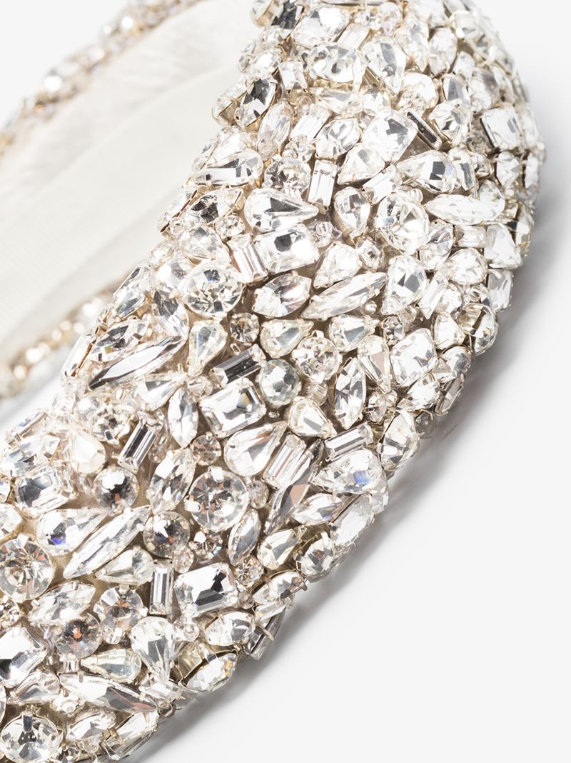 Silver-tone Medici Crystal-embellished Headband