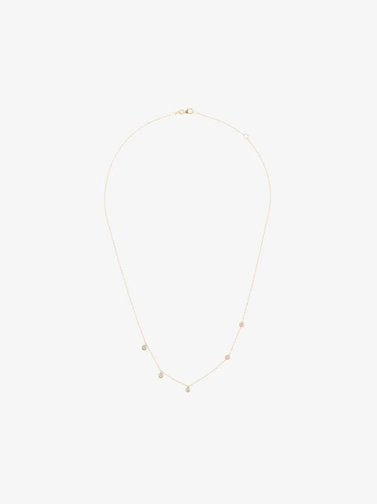 18k Yellow Gold Ivy Diamond Necklace