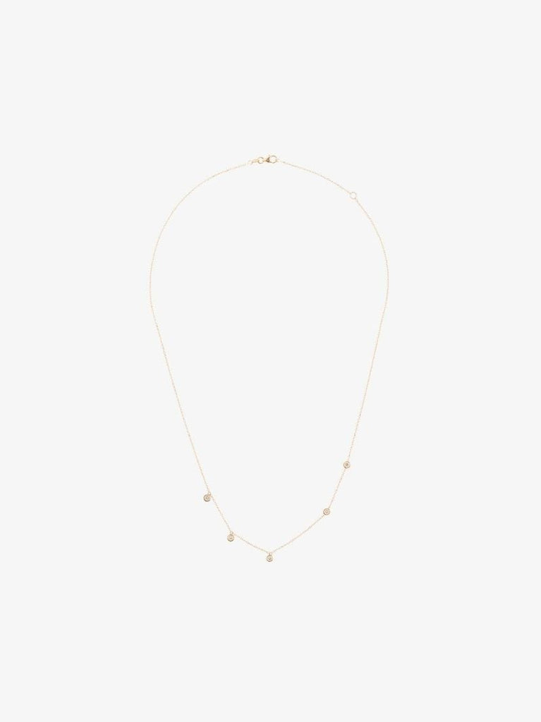 18k Yellow Gold Ivy Diamond Necklace