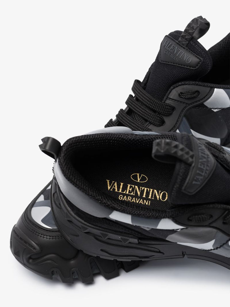 Black Rockrunner Plus Camouflage Sneakers