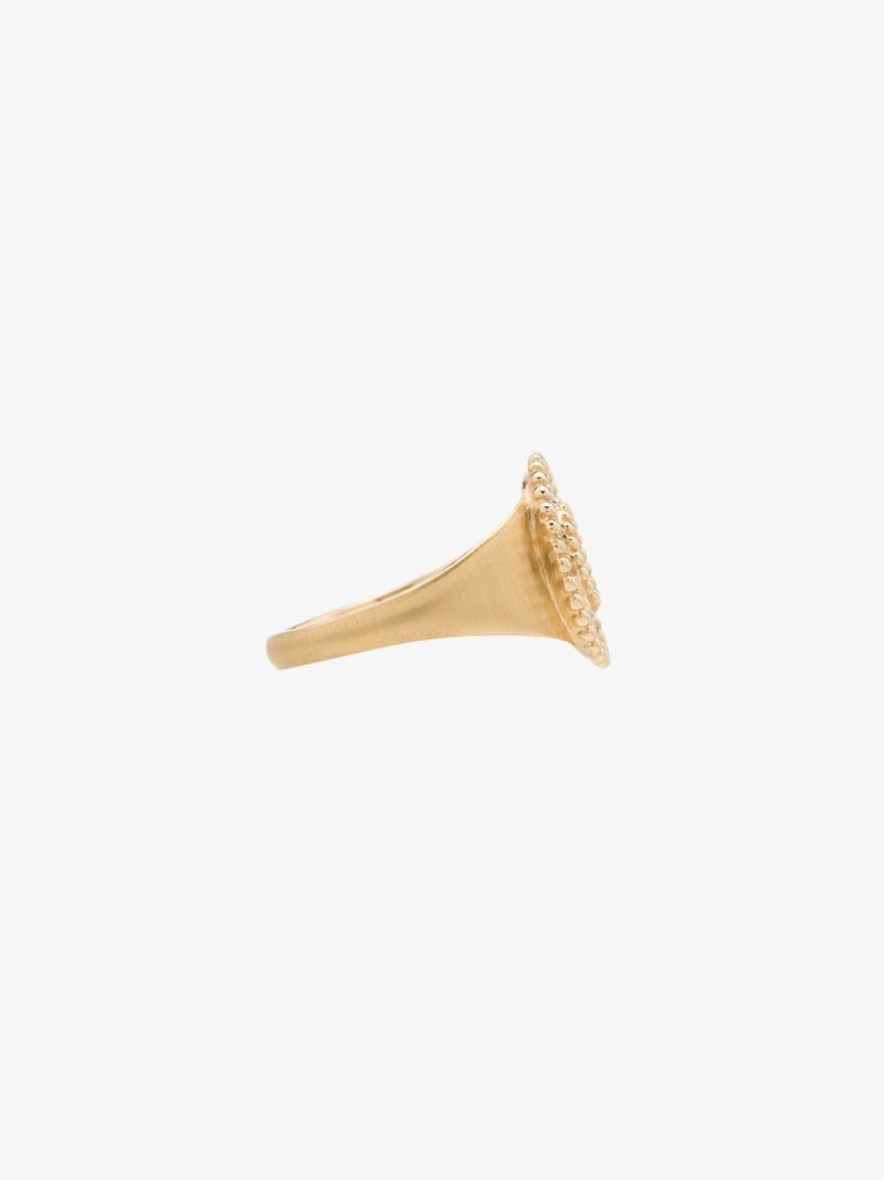 18k Yellow Gold Prime Diamond Signet Ring