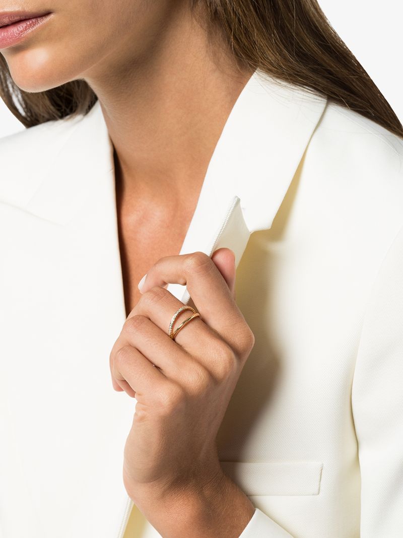 18k Yellow Gold Ally Diamond Ring