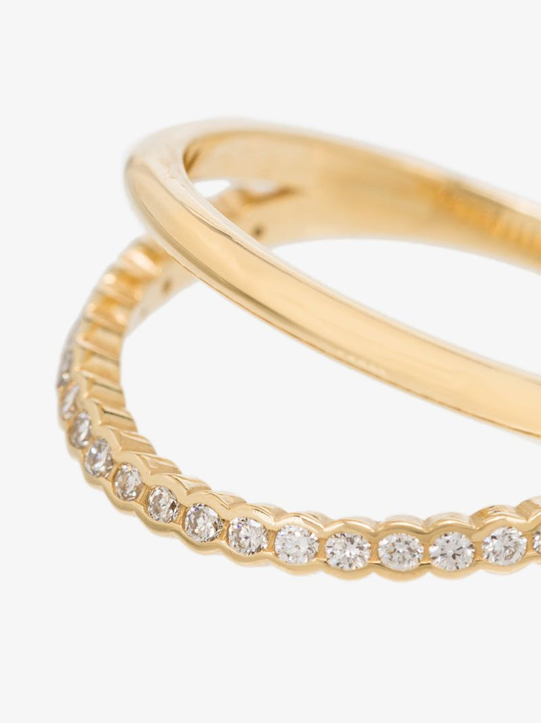 18k Yellow Gold Ally Diamond Ring