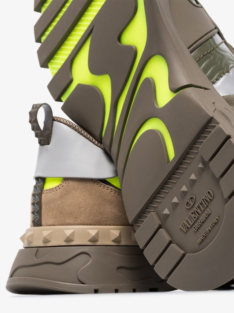 Green Rockrunner Plus Camouflage Sneakers