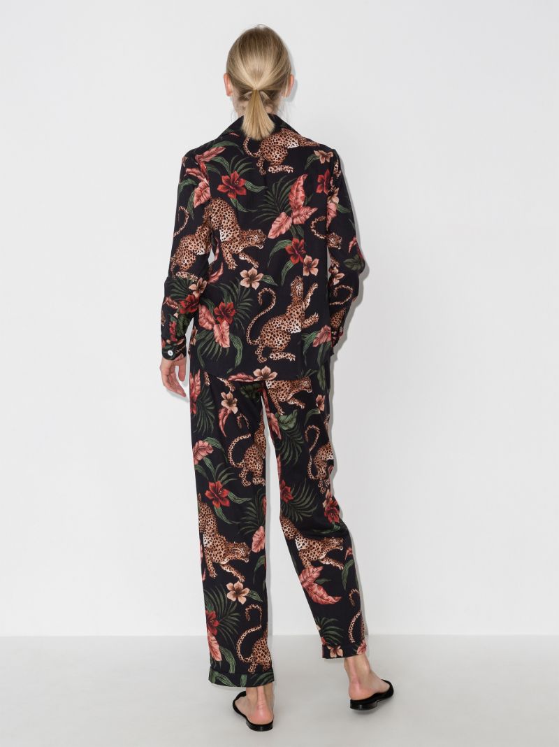Black Soleia Print Pyjamas