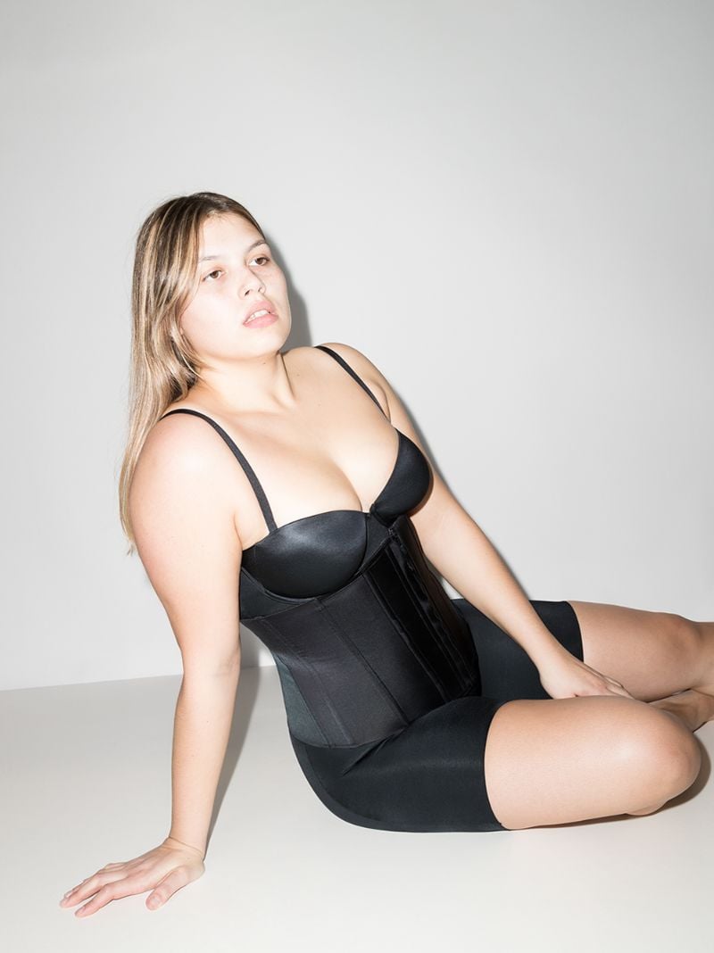 Black Under Sculpture Waist Cincher