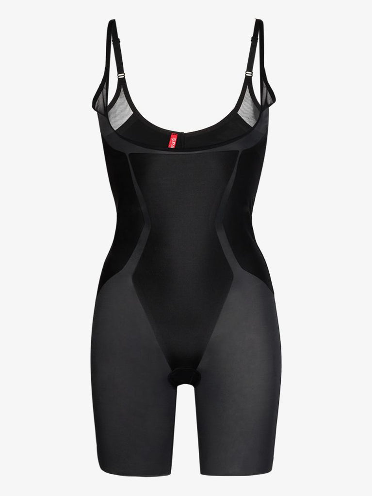 Black Haute Contour Open Bust Bodysuit