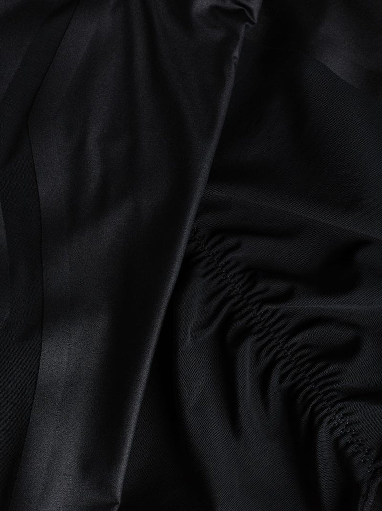Black Haute Contour High Waist Shorts