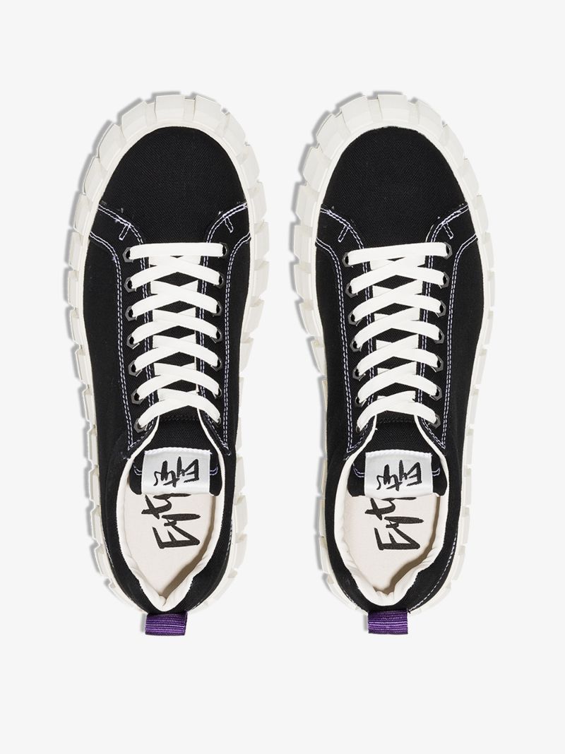 Black Odessa Canvas Sneakers