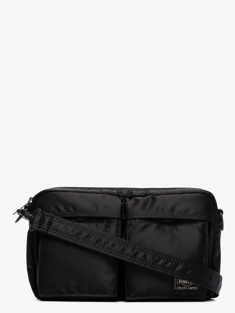 Black Tanker Shoulder Bag