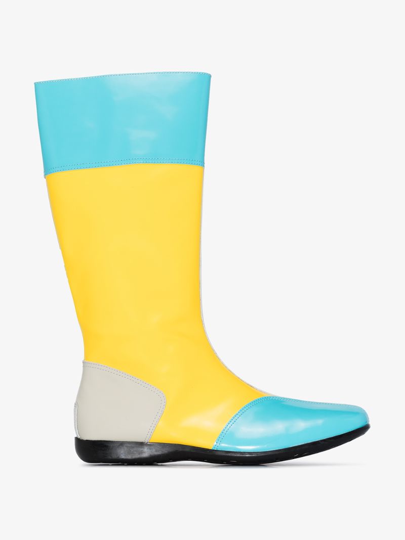 X Kiko Kostadinov Multicoloured Jockey Boots