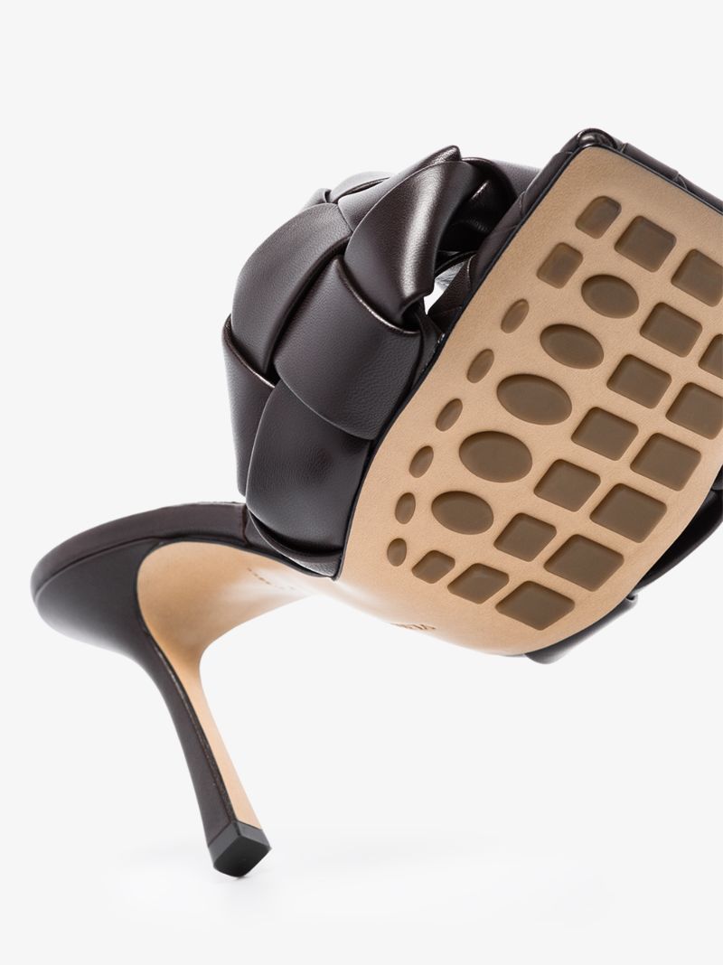 Brown Lido 90 Leather Sandals
