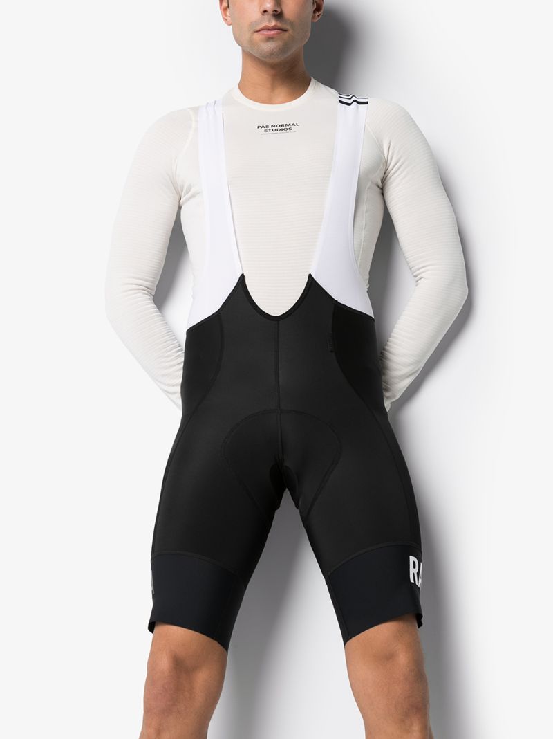 Black and White Pro Team Ii Bib Cycling Shorts