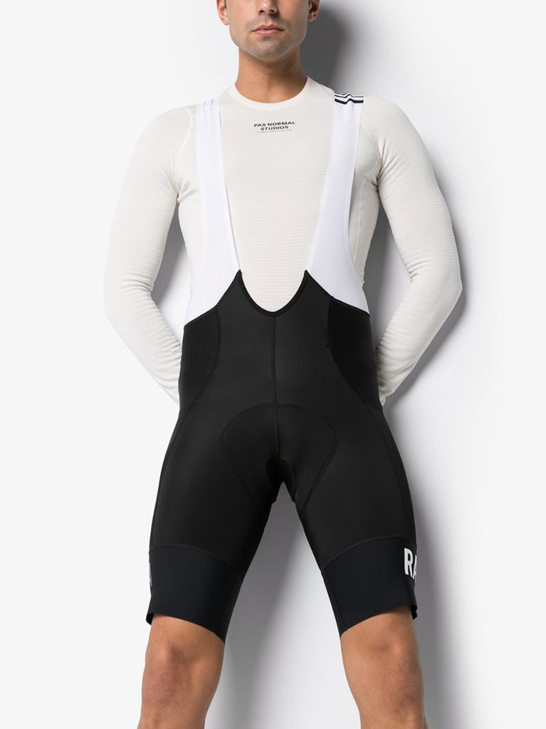 Black and White Pro Team Ii Bib Cycling Shorts