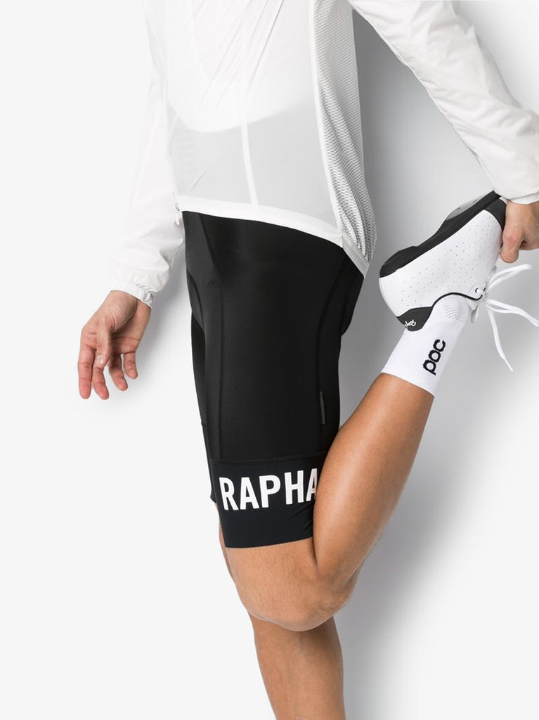 Black and White Pro Team Ii Bib Cycling Shorts