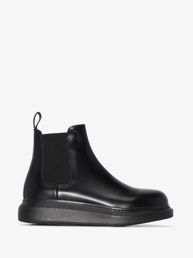 Black Hybrid Chelsea Boots